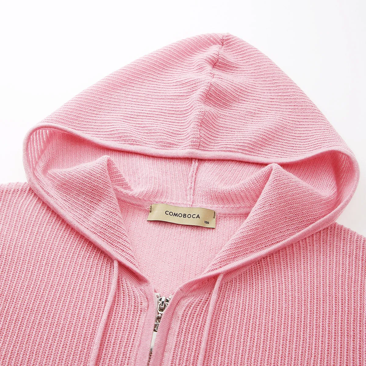 100% Wool Cardigan Cozy Knit Zip-Up Hoodie