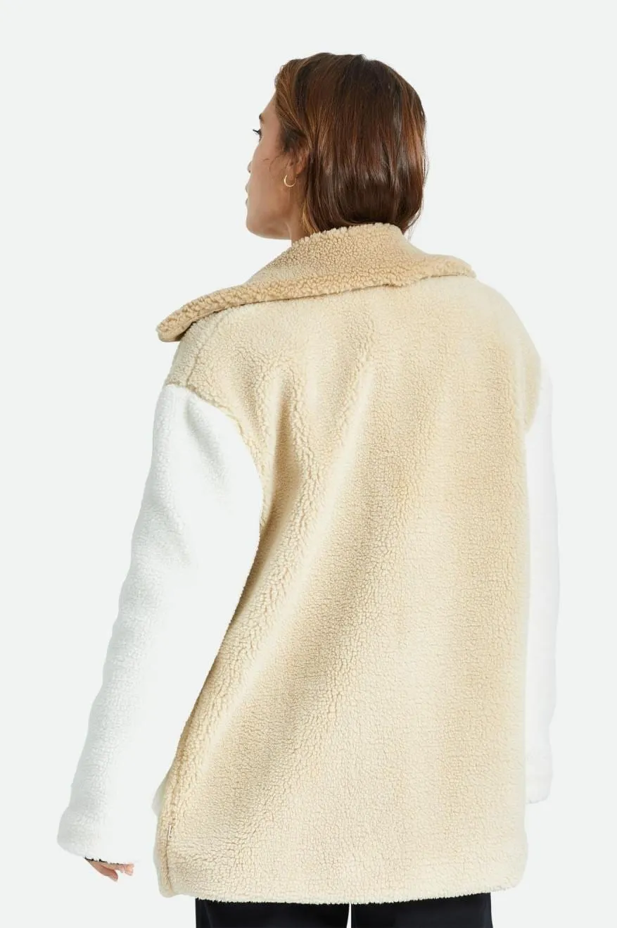 BERN COAT - DOVE/VANILLA