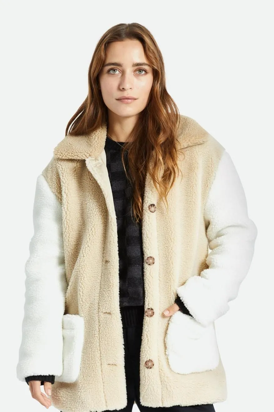 BERN COAT - DOVE/VANILLA