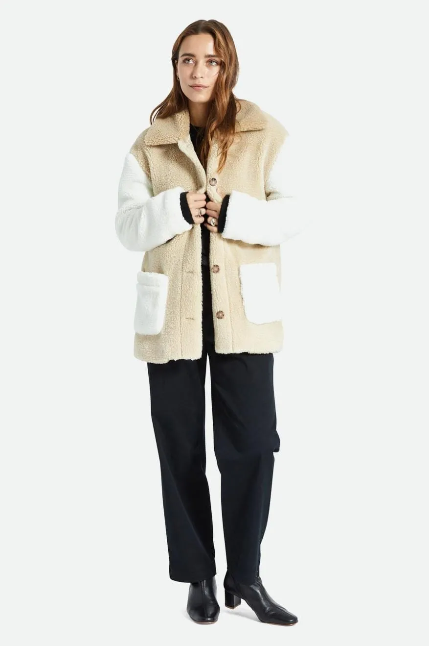 BERN COAT - DOVE/VANILLA