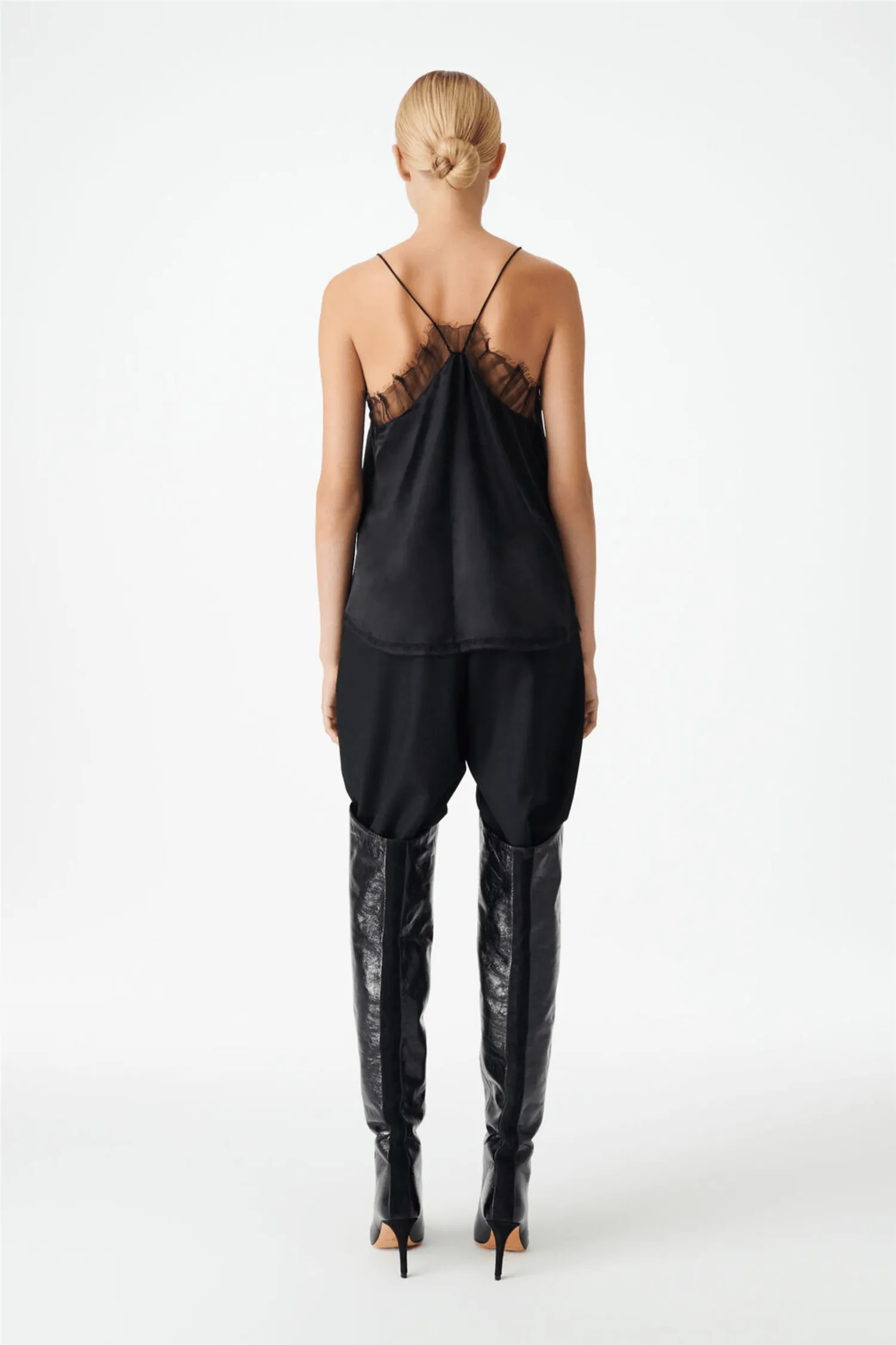Berwyn Silk Camisole Black