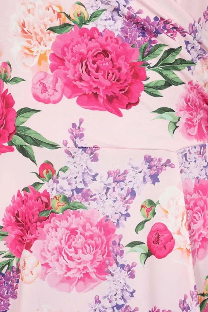 Blush Floral Esme Dress by Lady Vintage