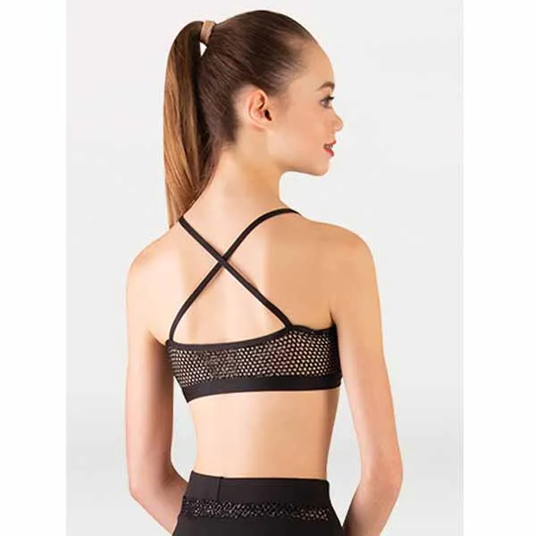 Body Wrappers P1162 Womens Tiler Peck Open Mesh Camisole Bra
