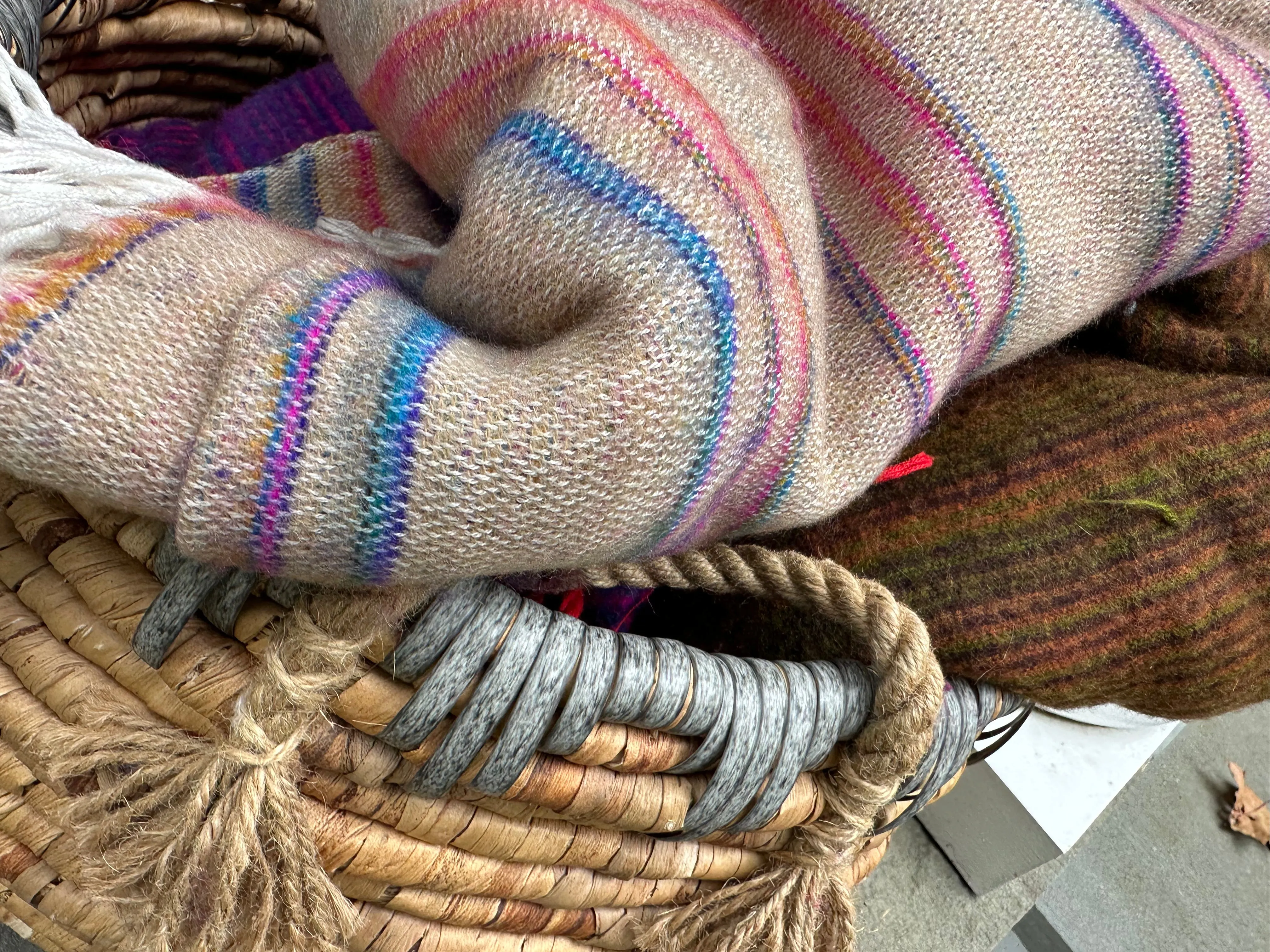 Bonfire Blanket in Beige | Blanket Throws I Wool Blanket | Throw Gifts | Blanket Gift I