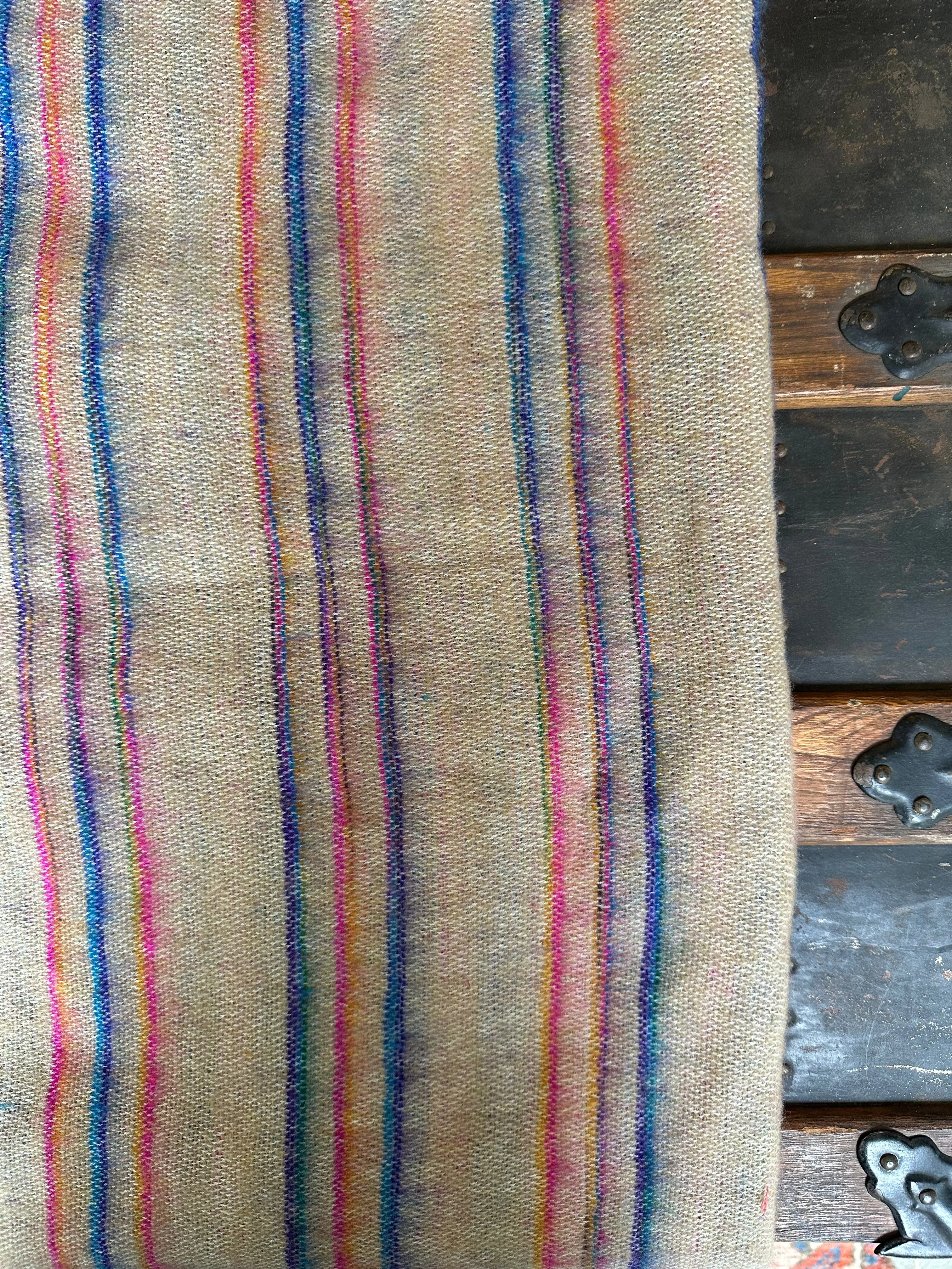 Bonfire Blanket in Beige | Blanket Throws I Wool Blanket | Throw Gifts | Blanket Gift I