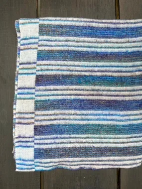 Bonfire Blanket in Blue | Blanket Throws I Wool Blanket | Throw Gifts | Blanket Gift