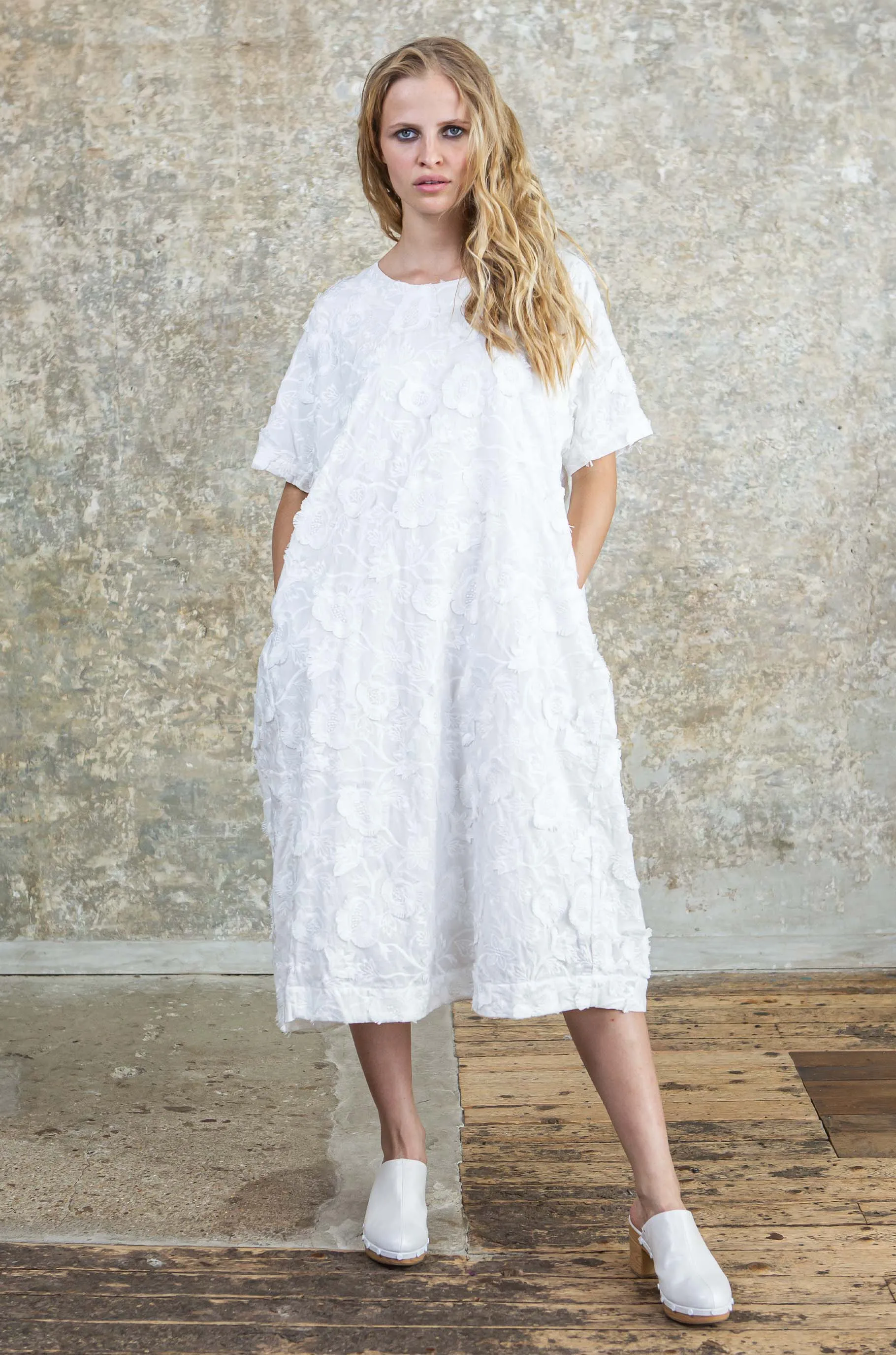 CAMISOLE DRESS - STIB - WHITE