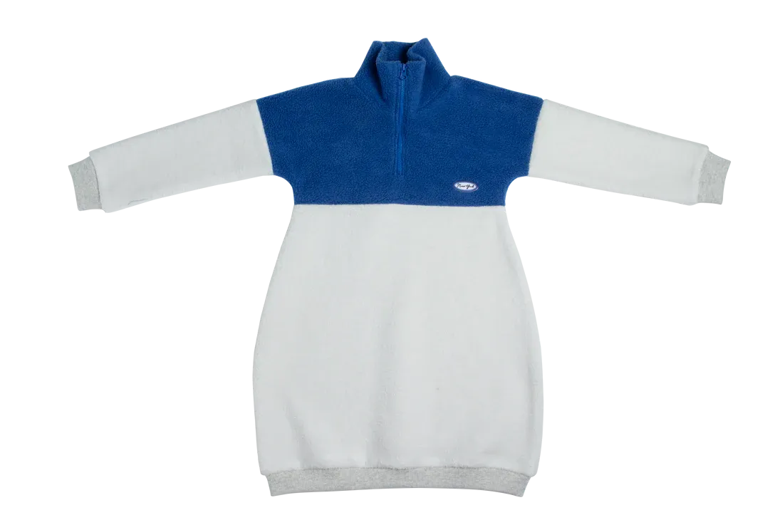 Crew Kids Blue Sherpa Dress