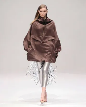 Dark Brown Max Parka Top