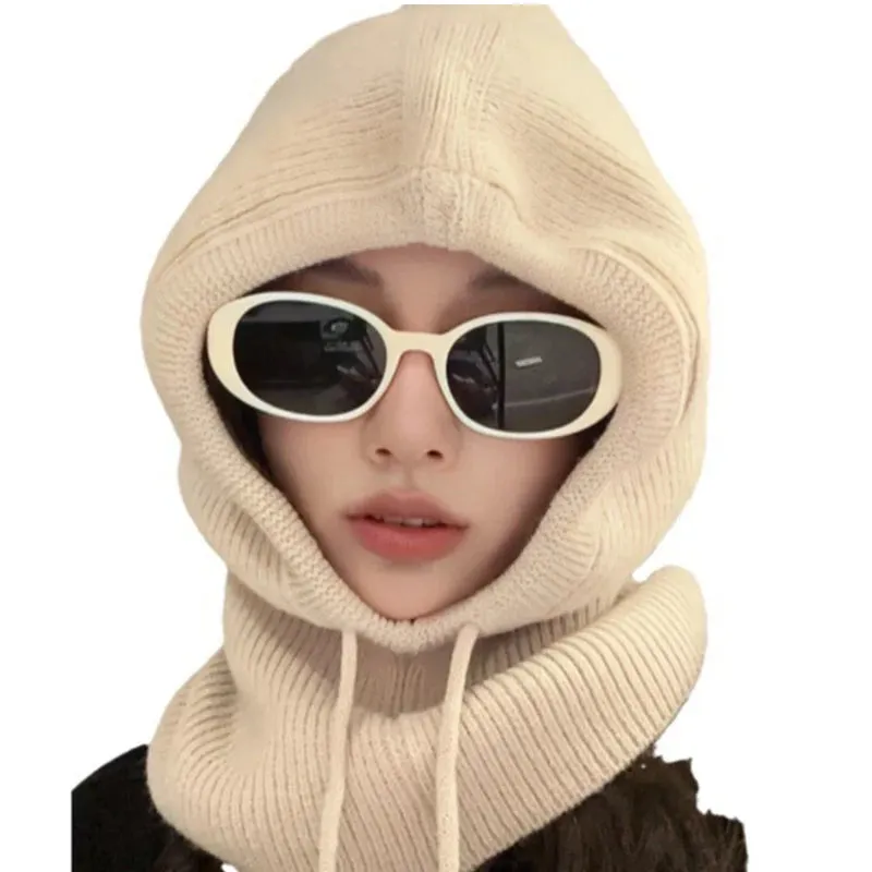 Drawstring Beanie Cap