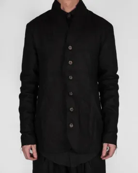 Erling blazer black linen