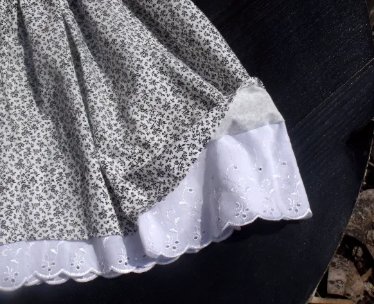 Handmade, girls dress,  size 63 cm, 25 inches chest, age  7 to 8 years approx