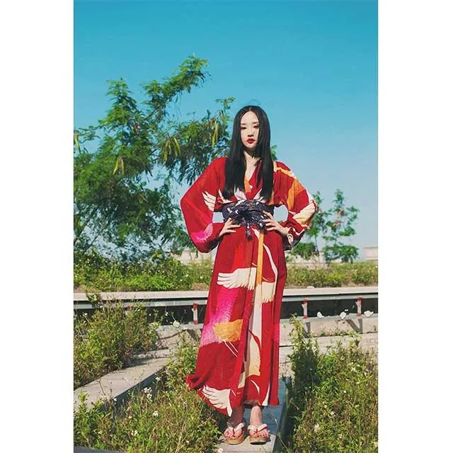 Japanese Silk Sheer Kimono Cardigan