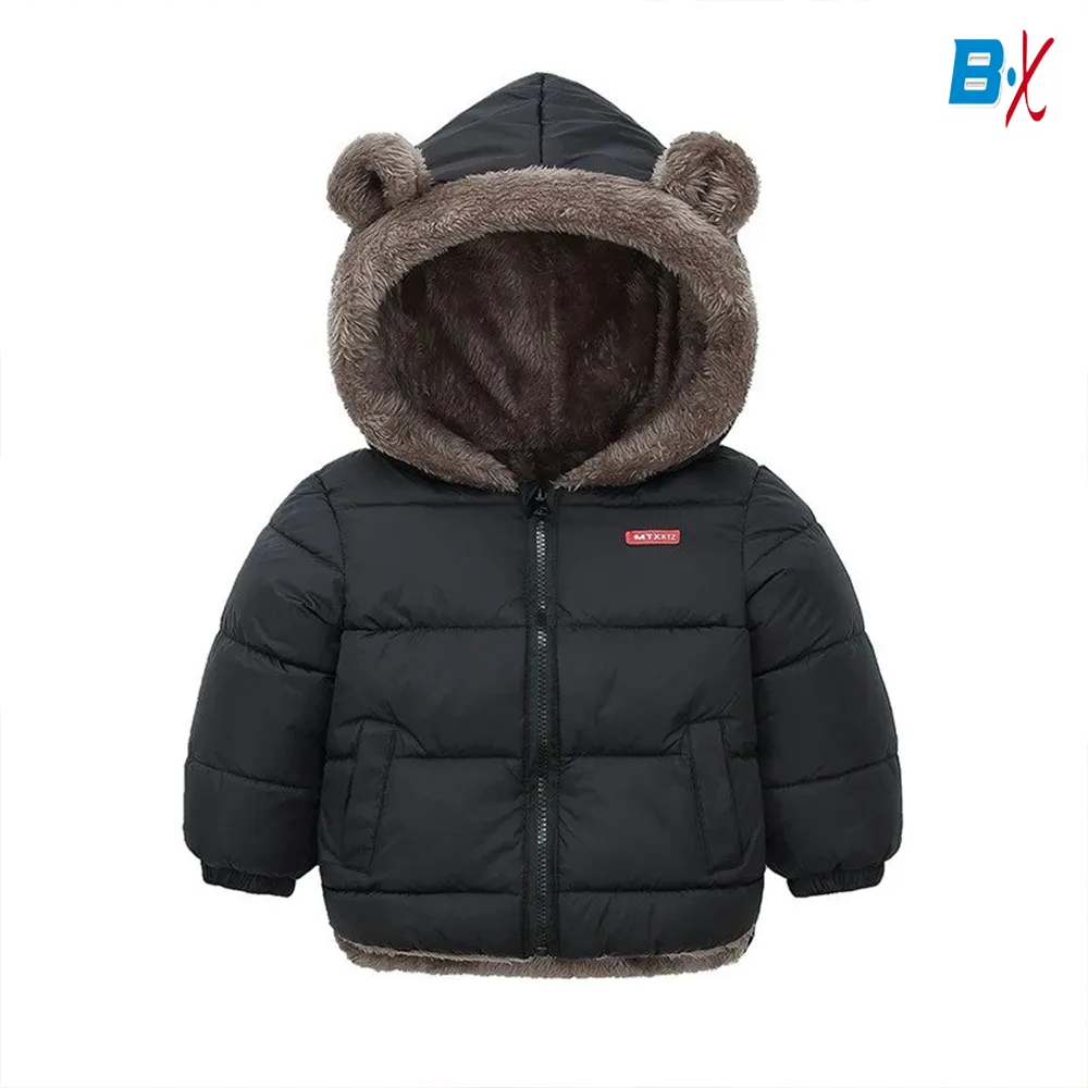 JP MTXXTZ Warn Full Sherpa Double Sided Black Puffer Jacket 10121
