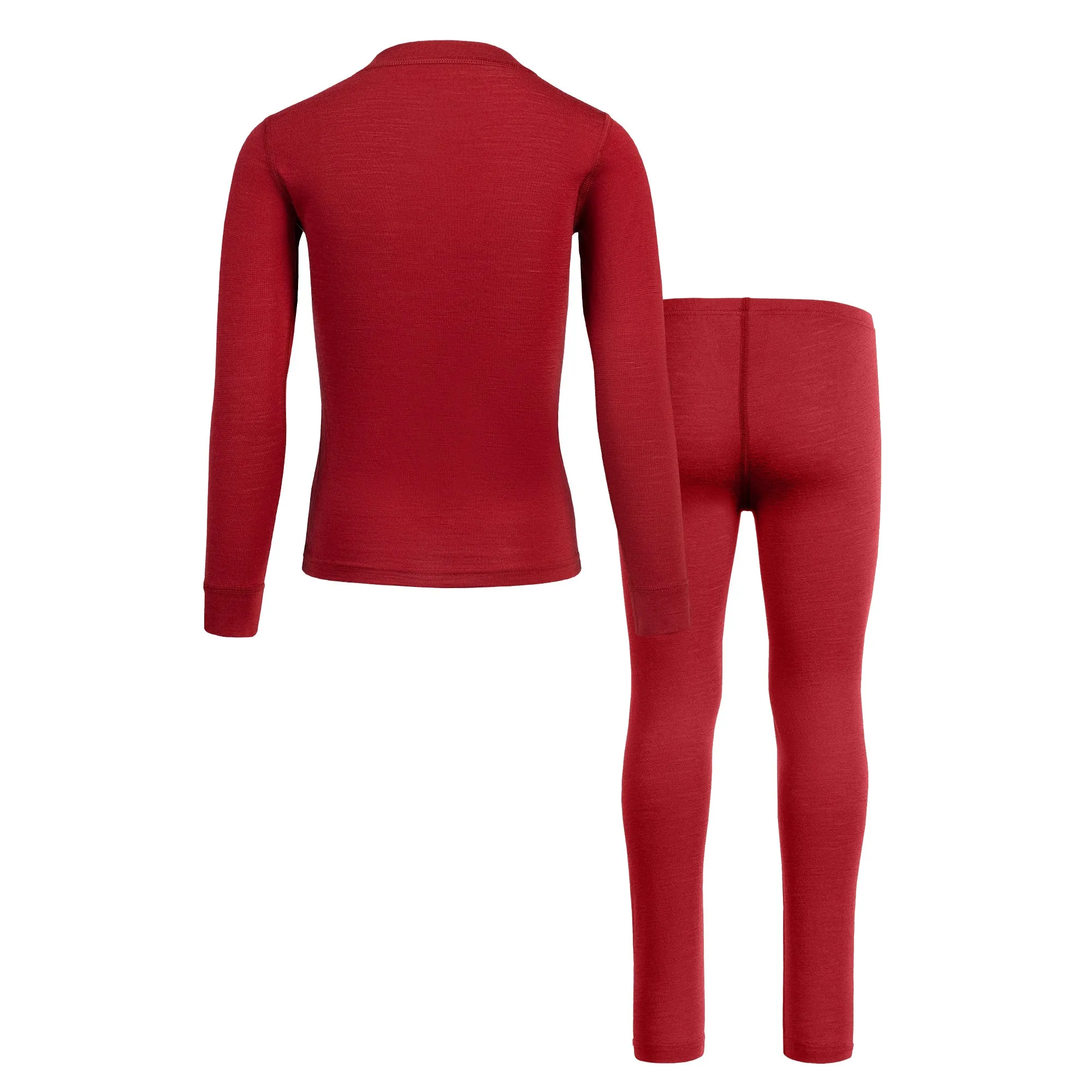 Kids' 160 Long Sleeve & Bottom 2-Piece Royal Cherry