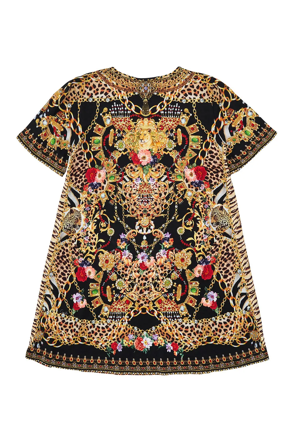 KIDS TSHIRT DRESS WITH FLARE HEM 4-10 A NIGHT IN THE 90S