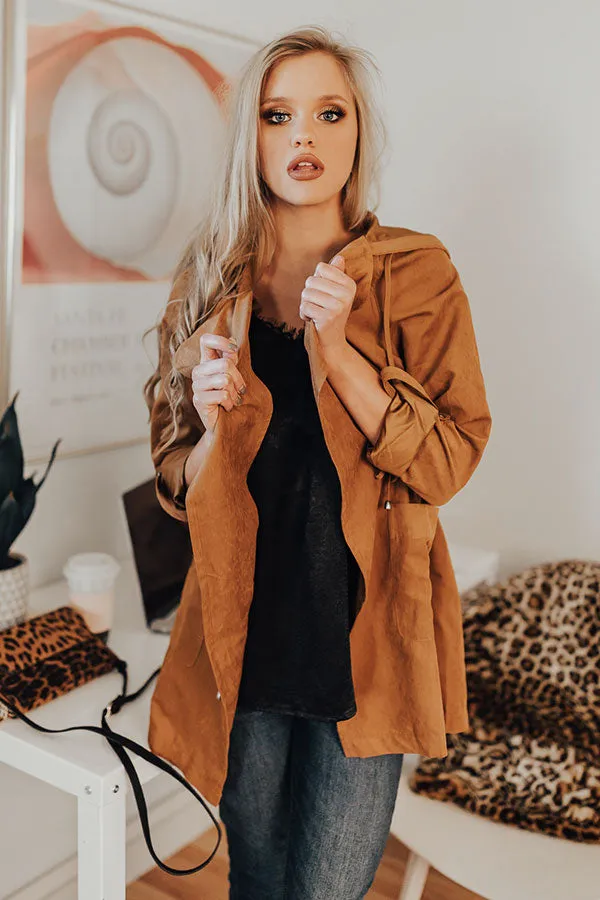 Latte All Day Lightweight Parka in Camel