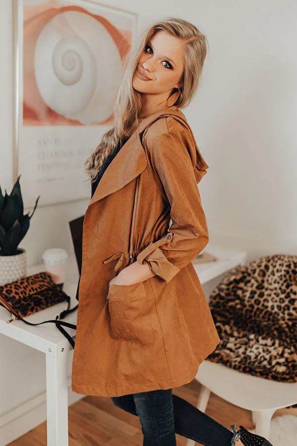 Latte All Day Lightweight Parka in Camel