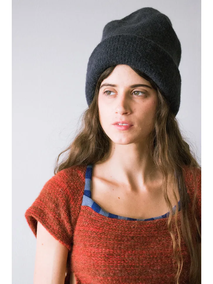 Lauren Manoogian Carpenter Hat, Black Melange