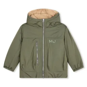 Little Marc Jacobs Reversible Logo Parka Jacket