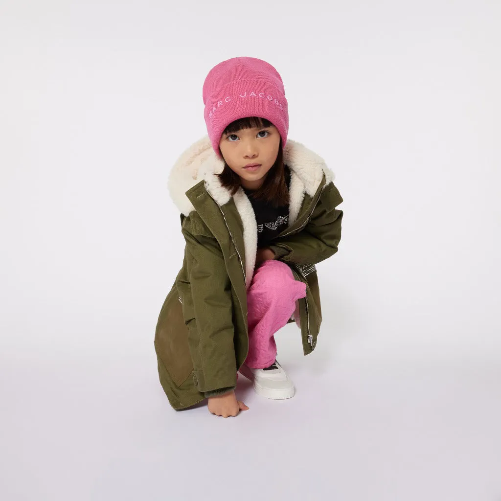 Little Marc Jacobs Strass Logo Parka