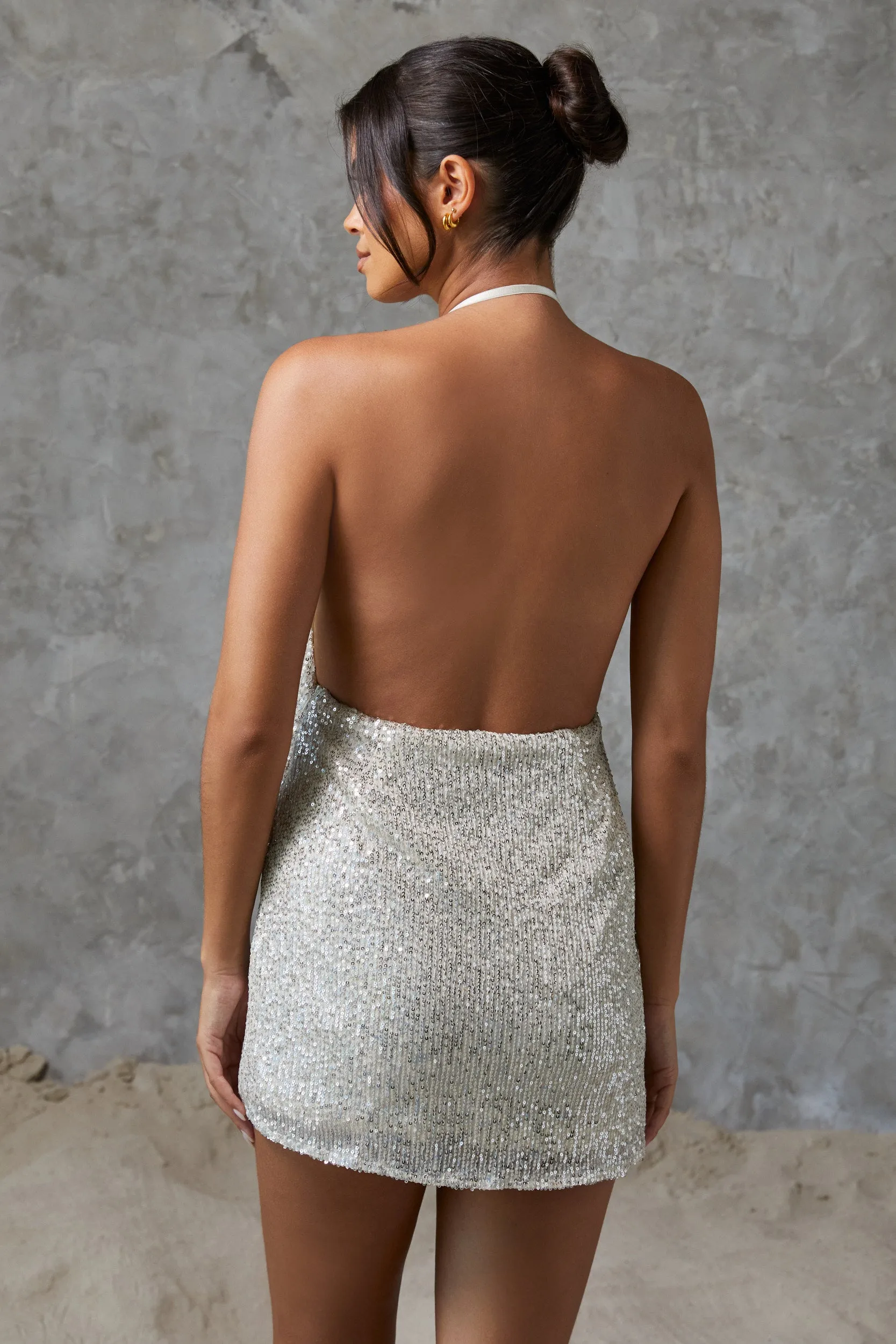 Mara Mini Dress Silver