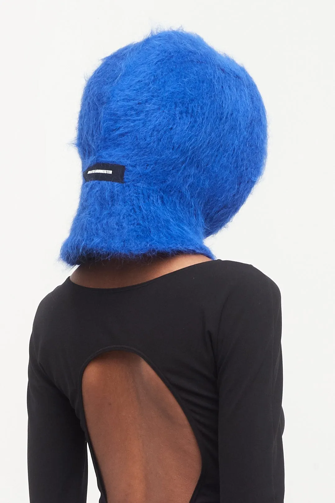 Melitta Baumeister Blue Hand Knit Balaclava