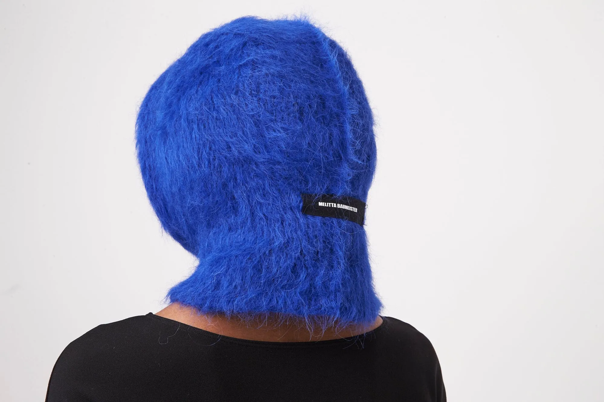 Melitta Baumeister Blue Hand Knit Balaclava