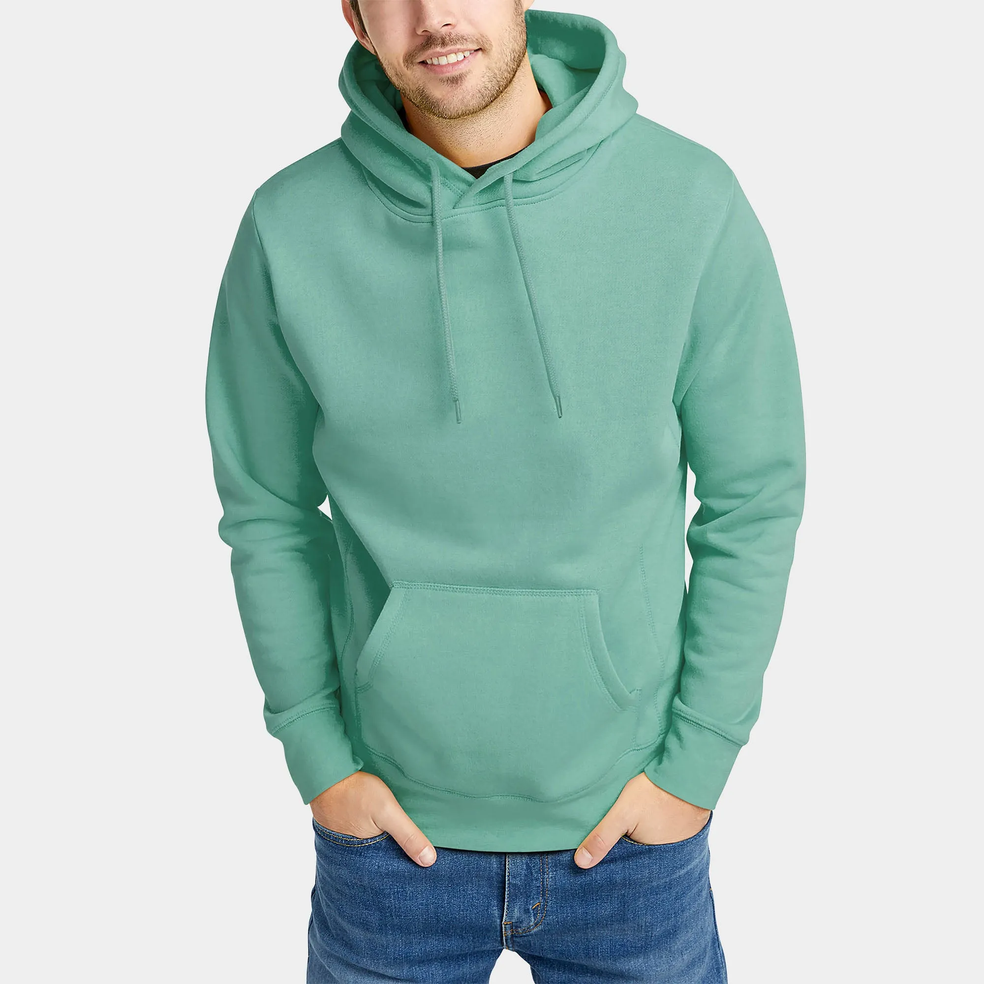 Mens Lightweight Pullover Hoodie