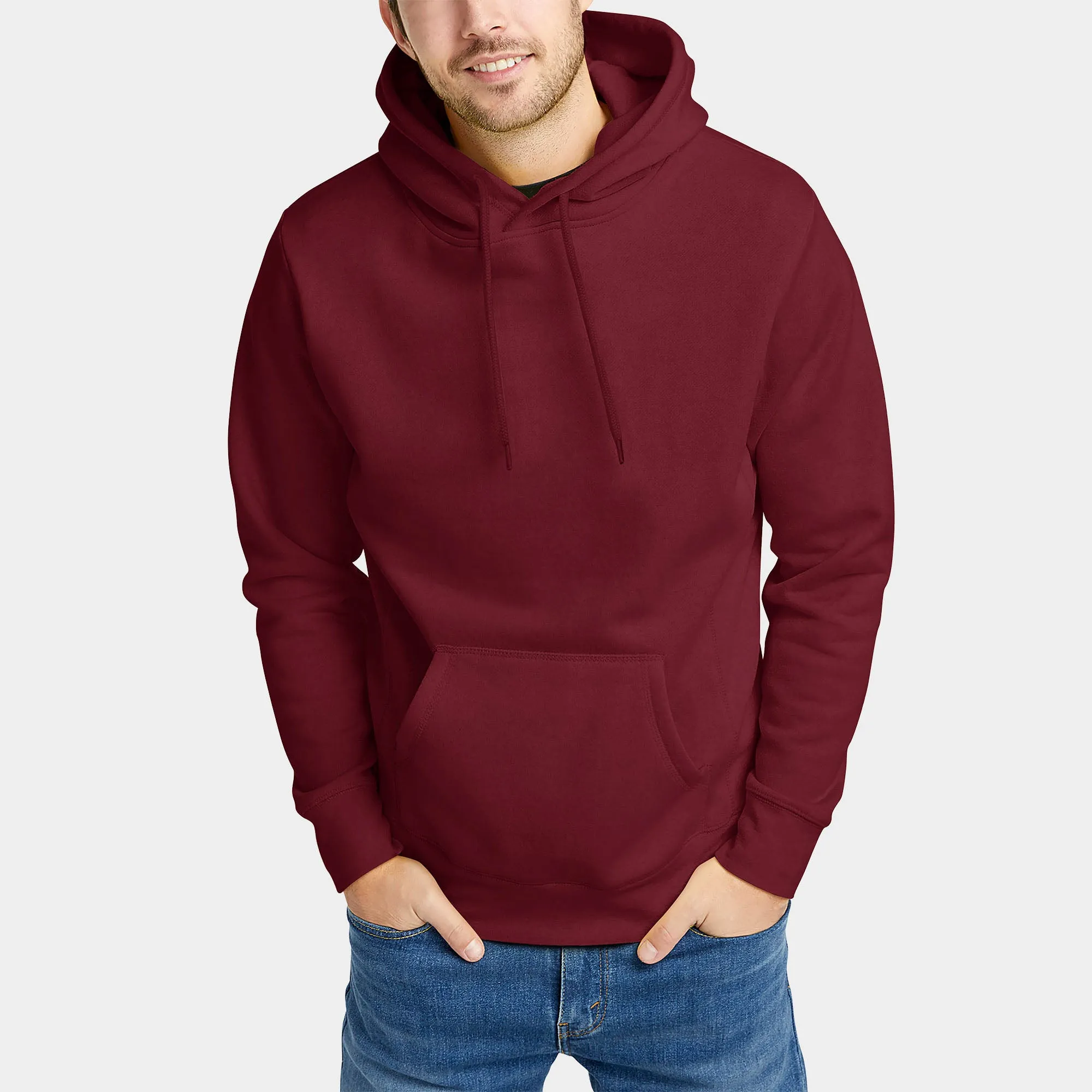 Mens Lightweight Pullover Hoodie
