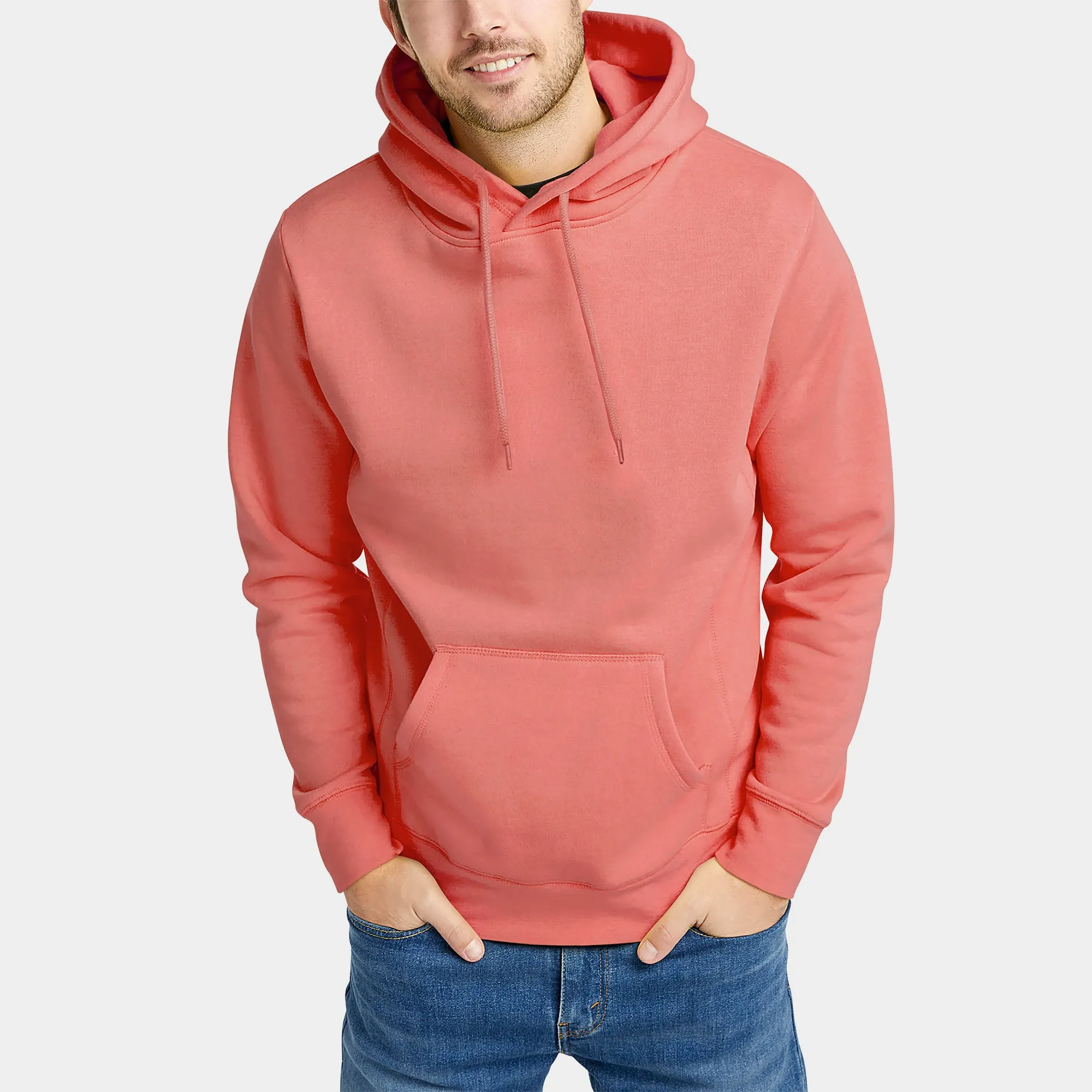 Mens Lightweight Pullover Hoodie