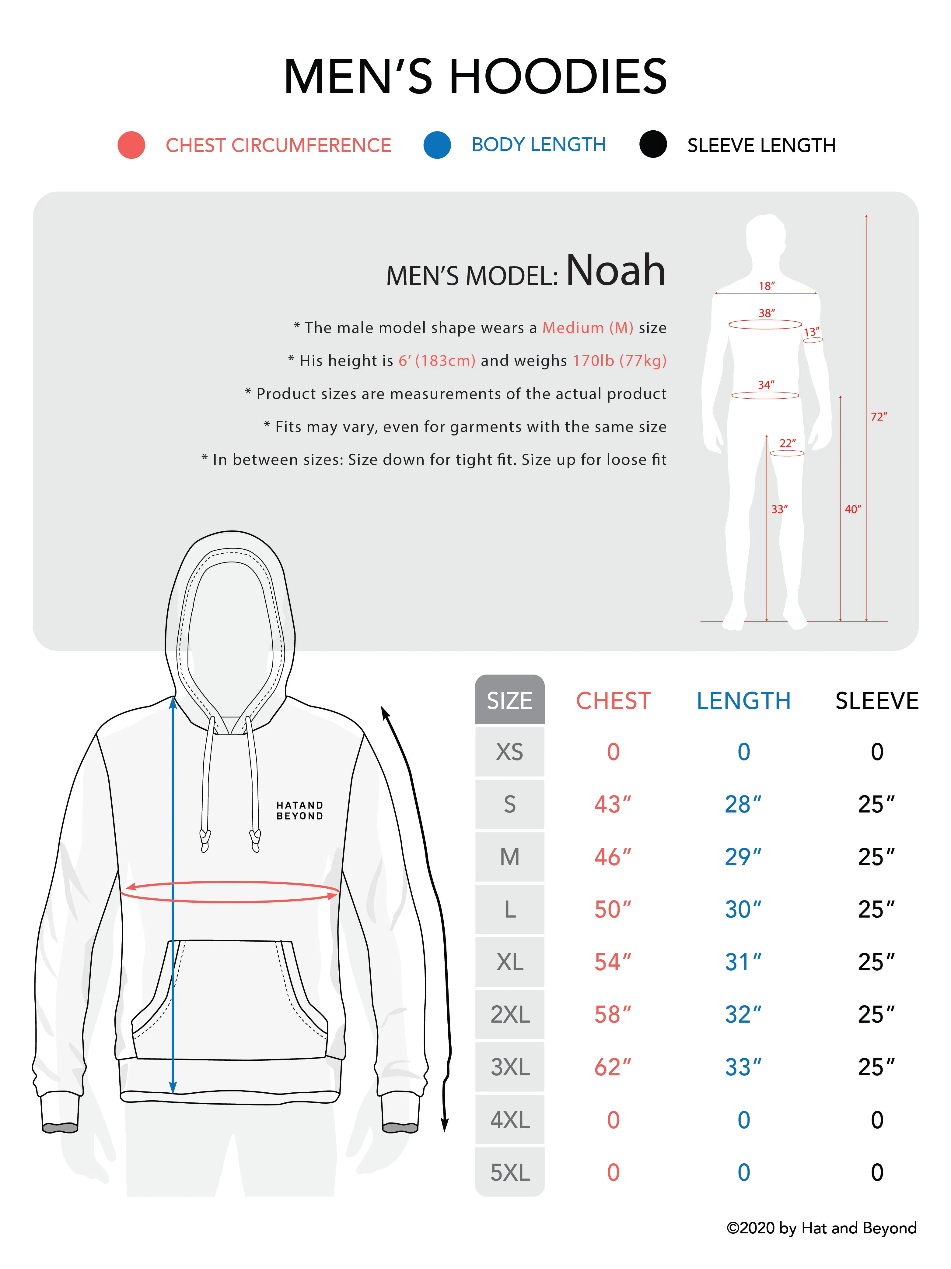 Mens Lightweight Pullover Hoodie