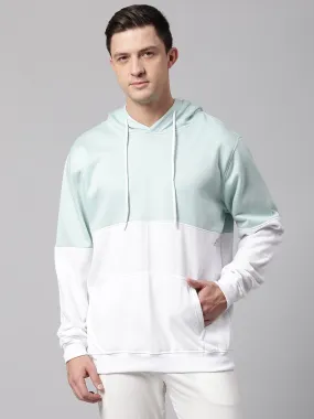 Mens Long-Sleeve Hoodie - Lightweight Casual Winterwear  (Sage Green)
