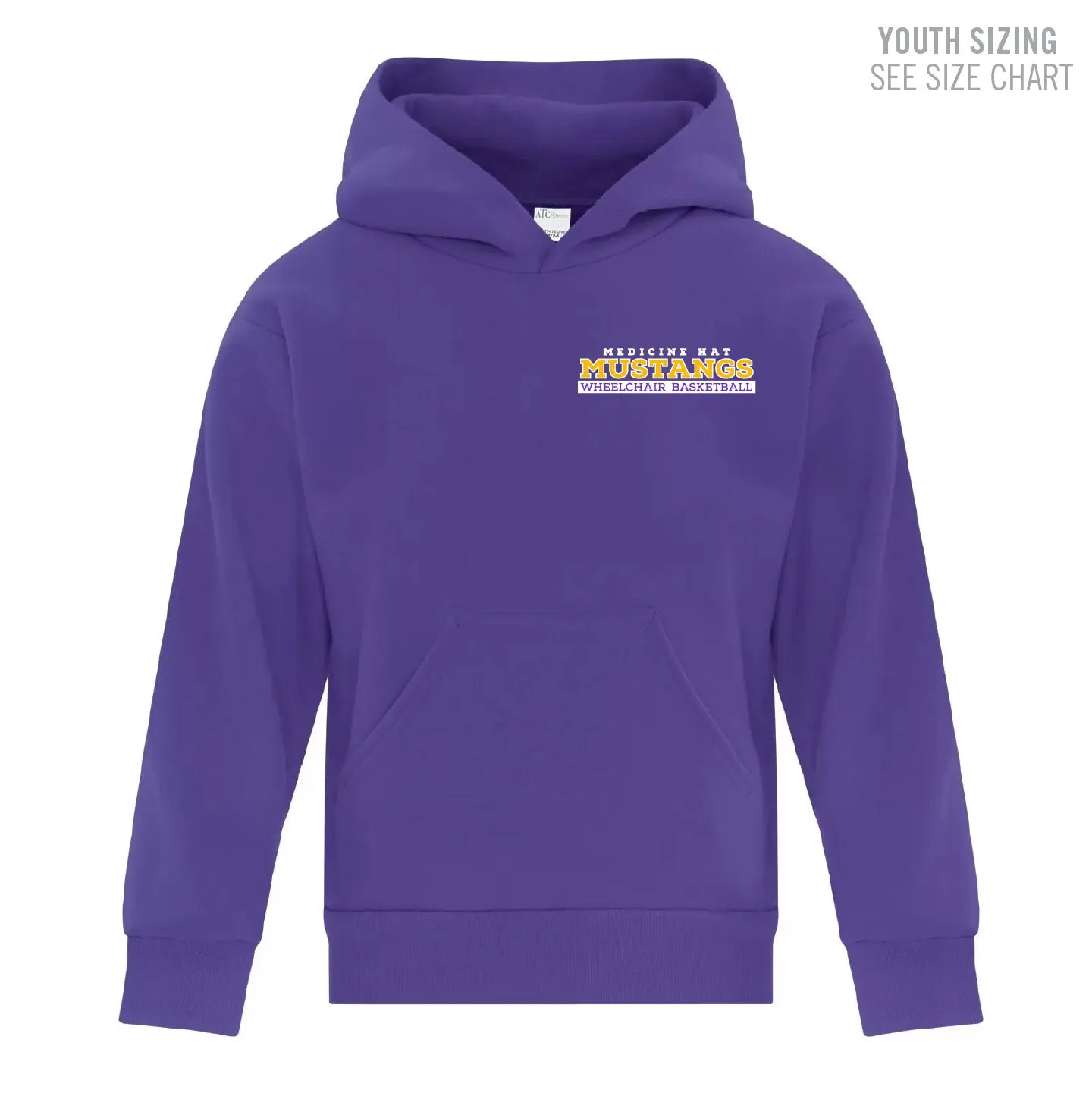 MHASR Mustangs YOUTH Pullover Hoodie (MHASRT010/11-ATCY2500)