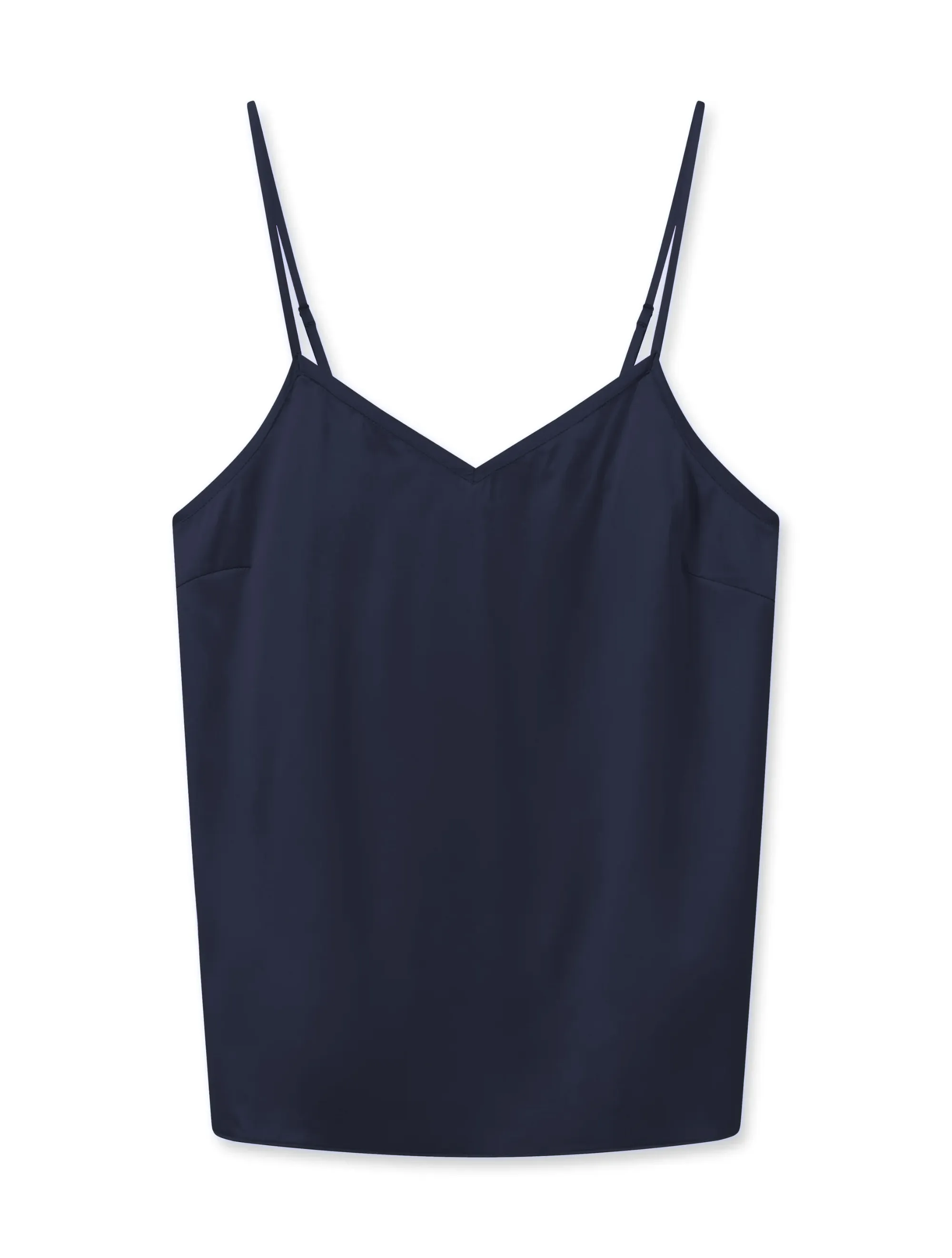 MMDitte Silk Singlet Salute Navy