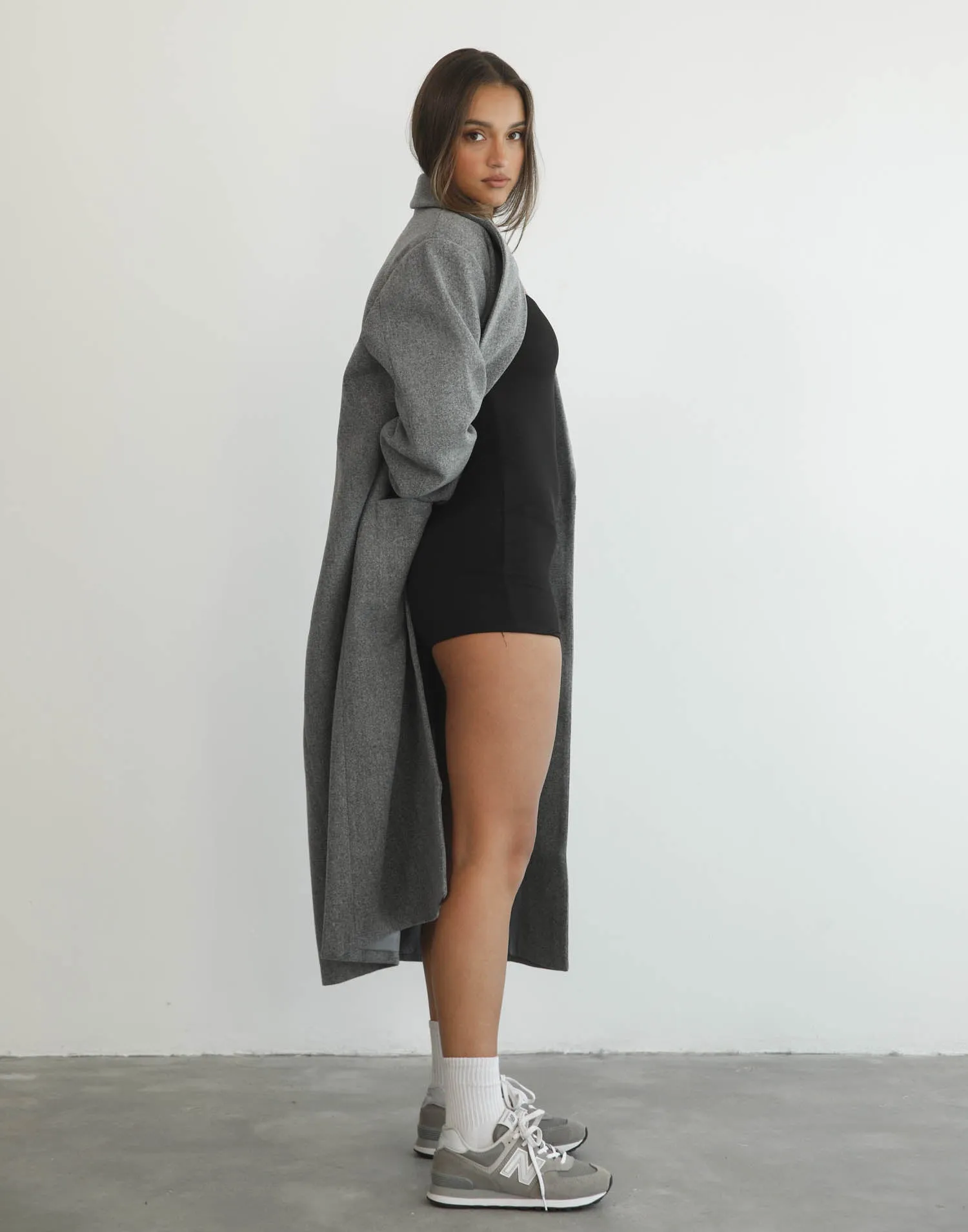 Olsen Coat (Slate) - By Lioness