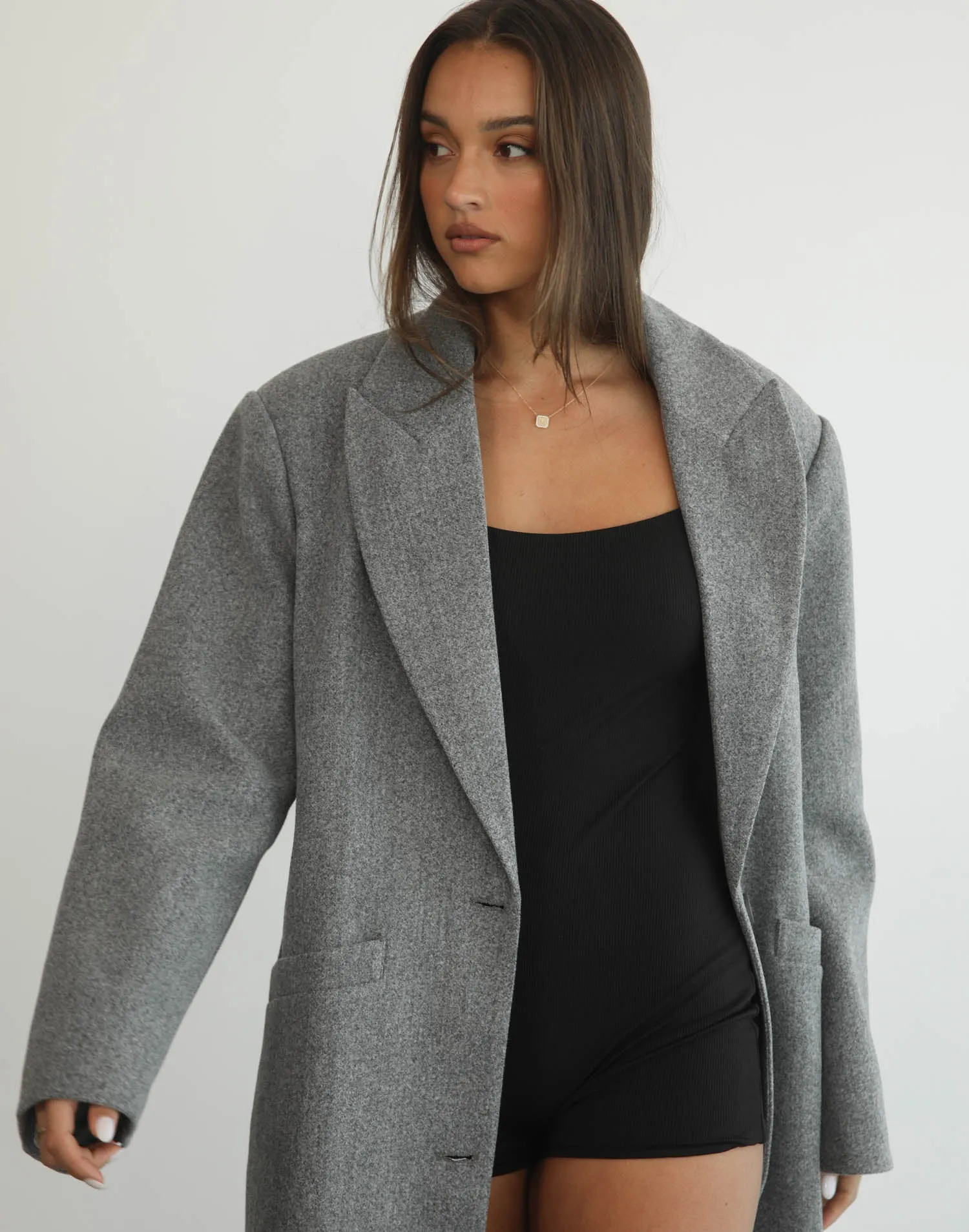 Olsen Coat (Slate) - By Lioness