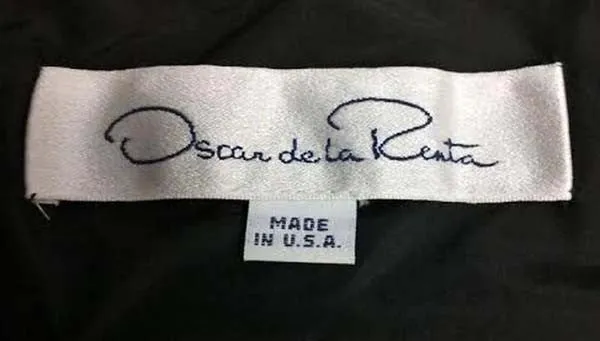 Oscar de la Renta Brown Satin and Mink Ensemble