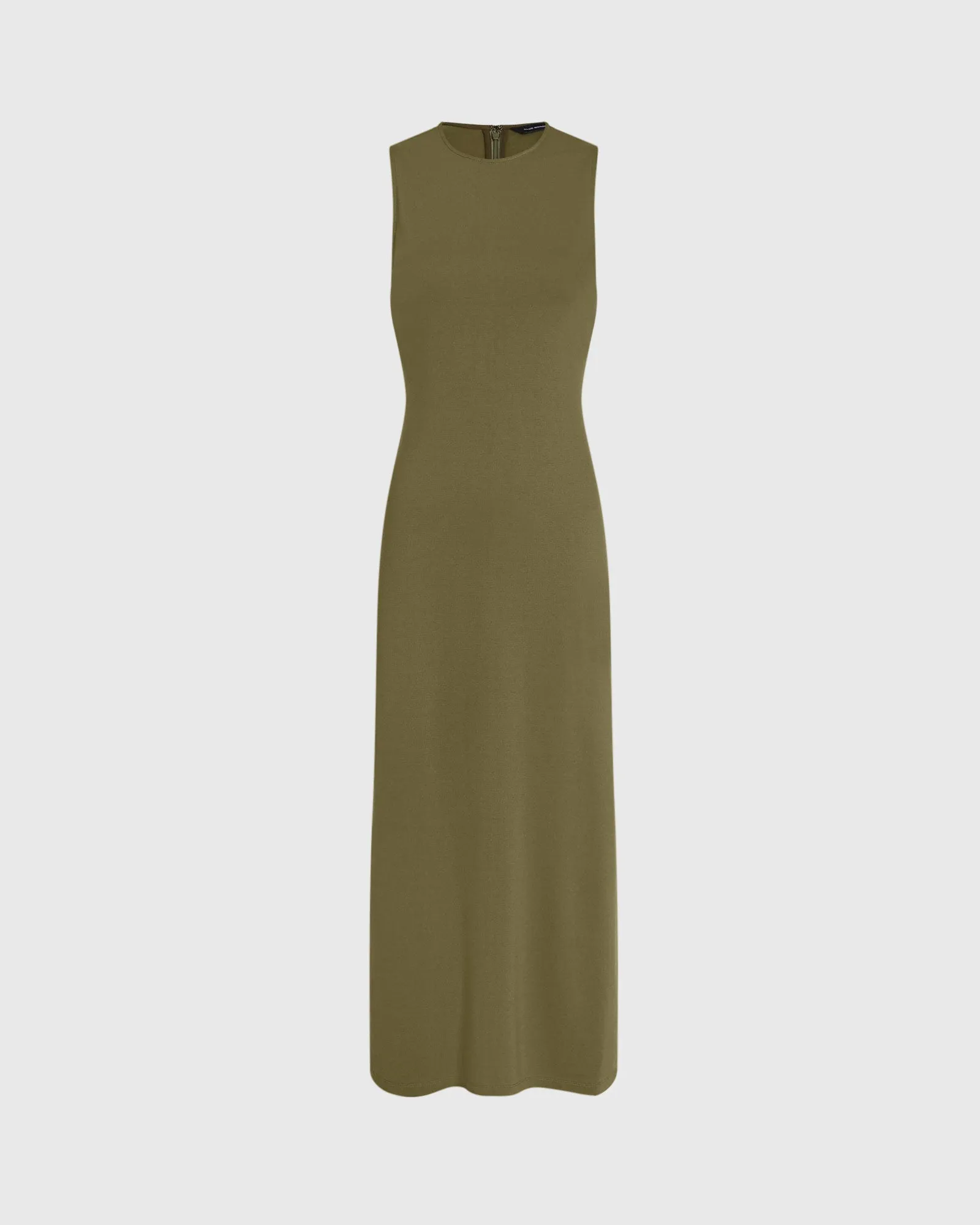 Ponte-Knit Maxi Dress