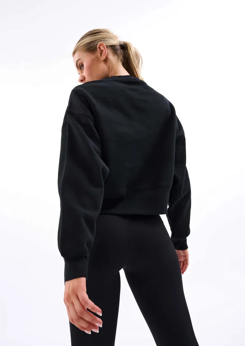 RECALIBRATE SWEAT IN BLACK