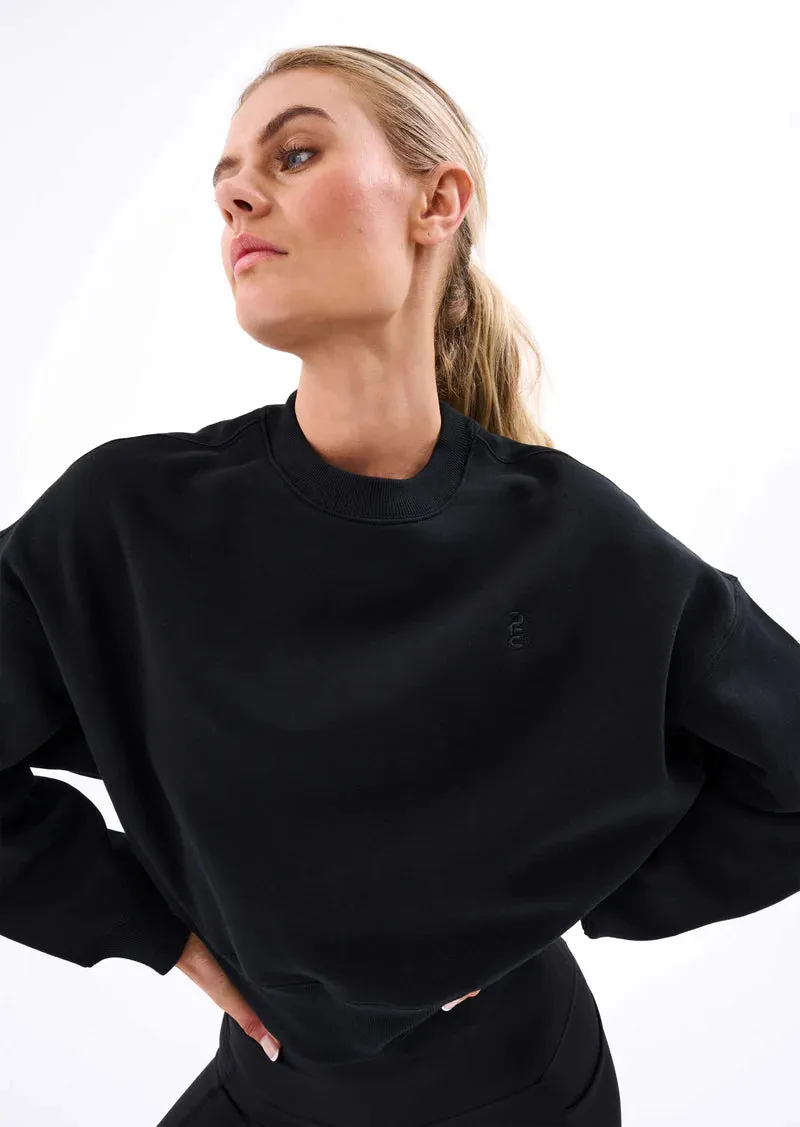 RECALIBRATE SWEAT IN BLACK