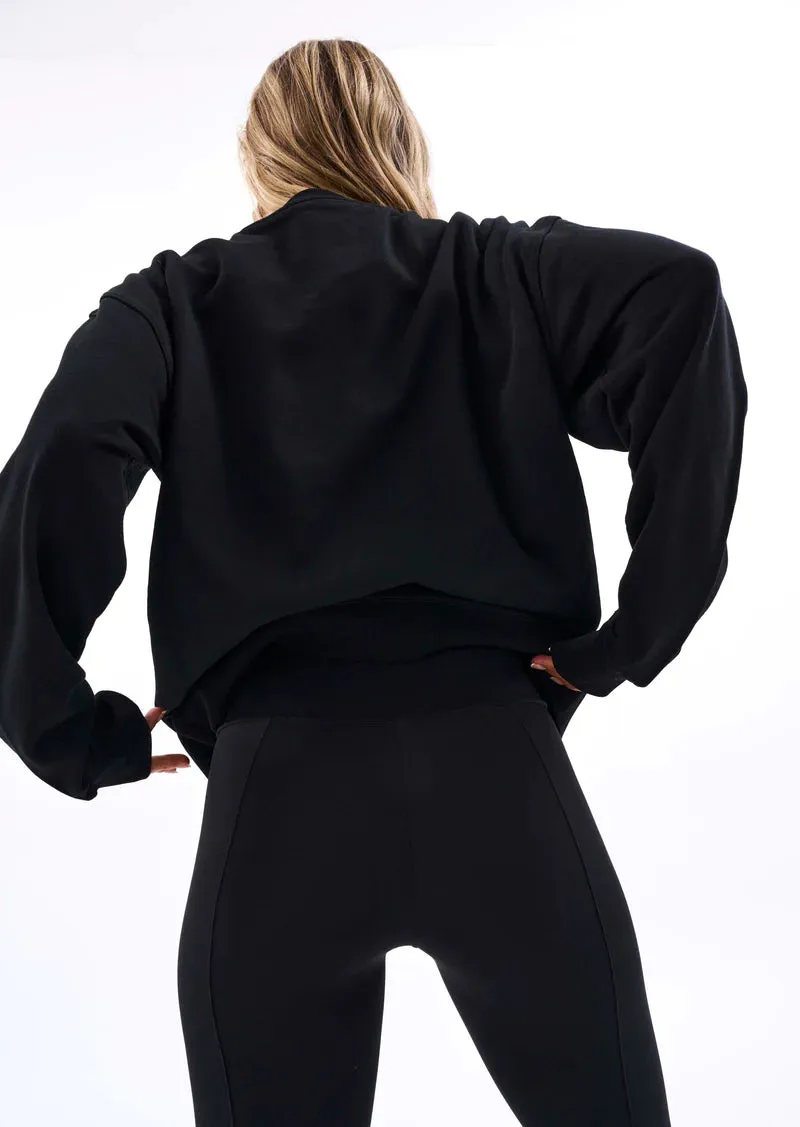 RECALIBRATE SWEAT IN BLACK