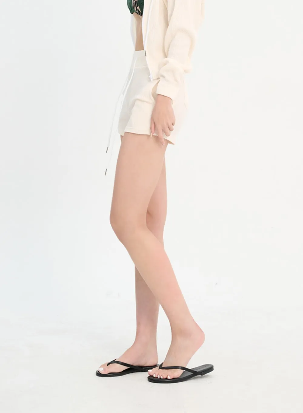 Shorts And Zip-Up Hoodie Set IM302
