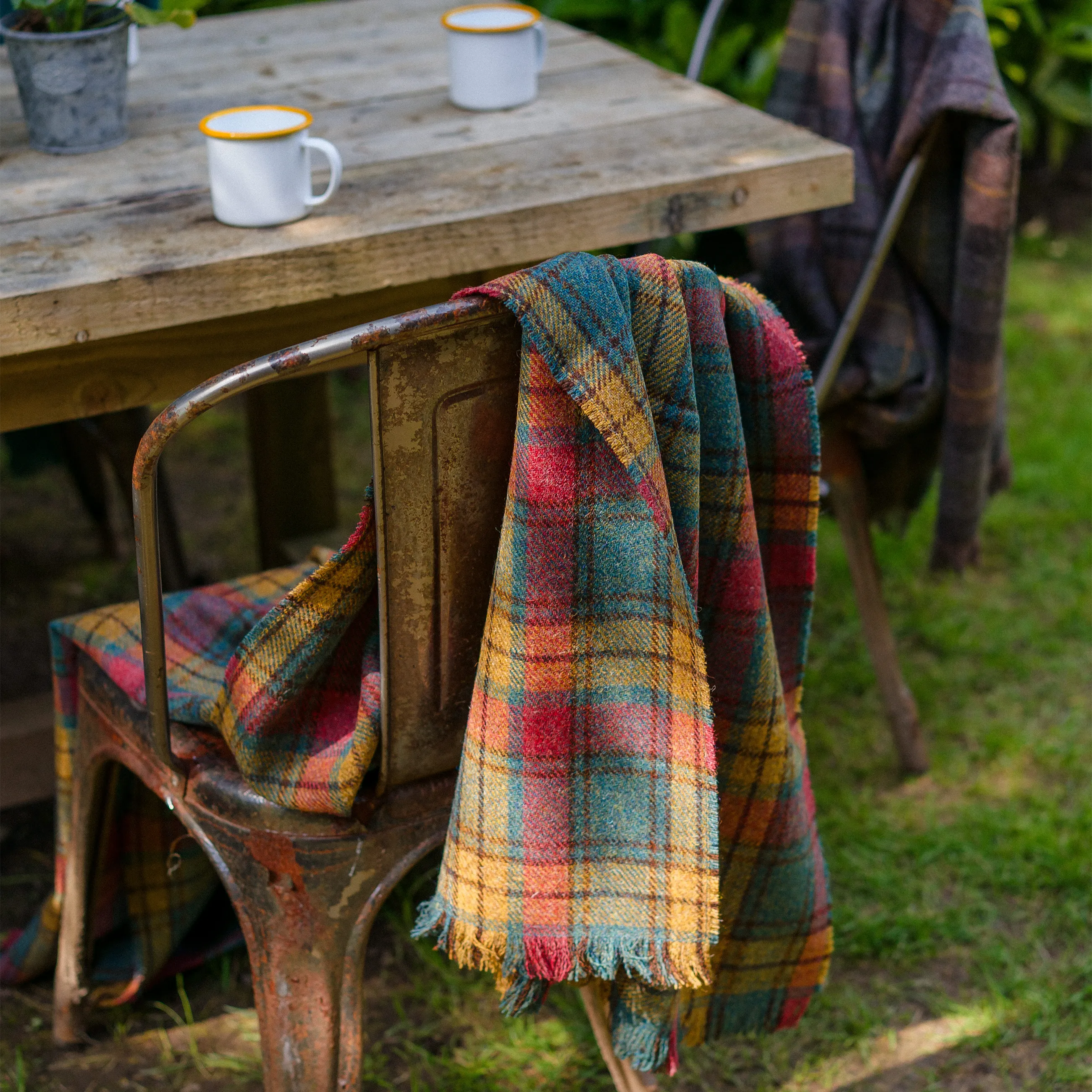 Stornoway Tartan Wrap Blanket