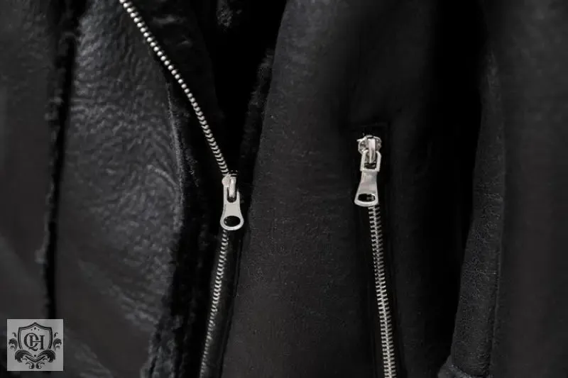 Stylish Faux Leather Zipper Jacket