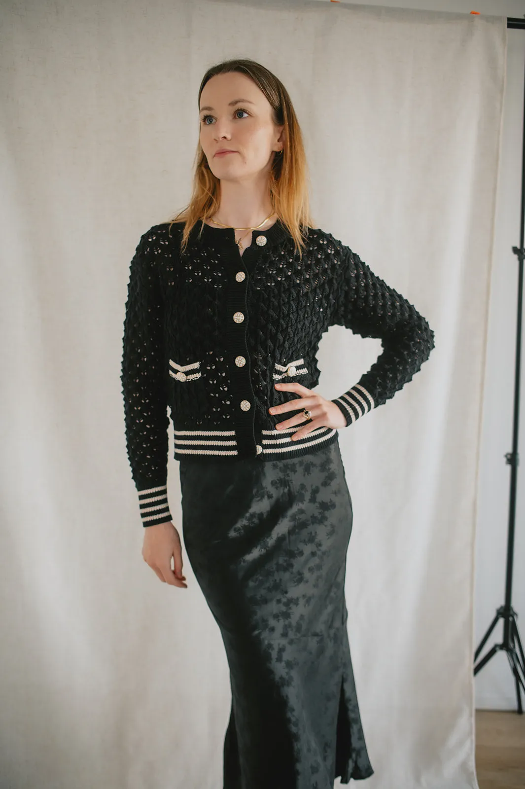 The Keenan Cardi by Heartloom - Black