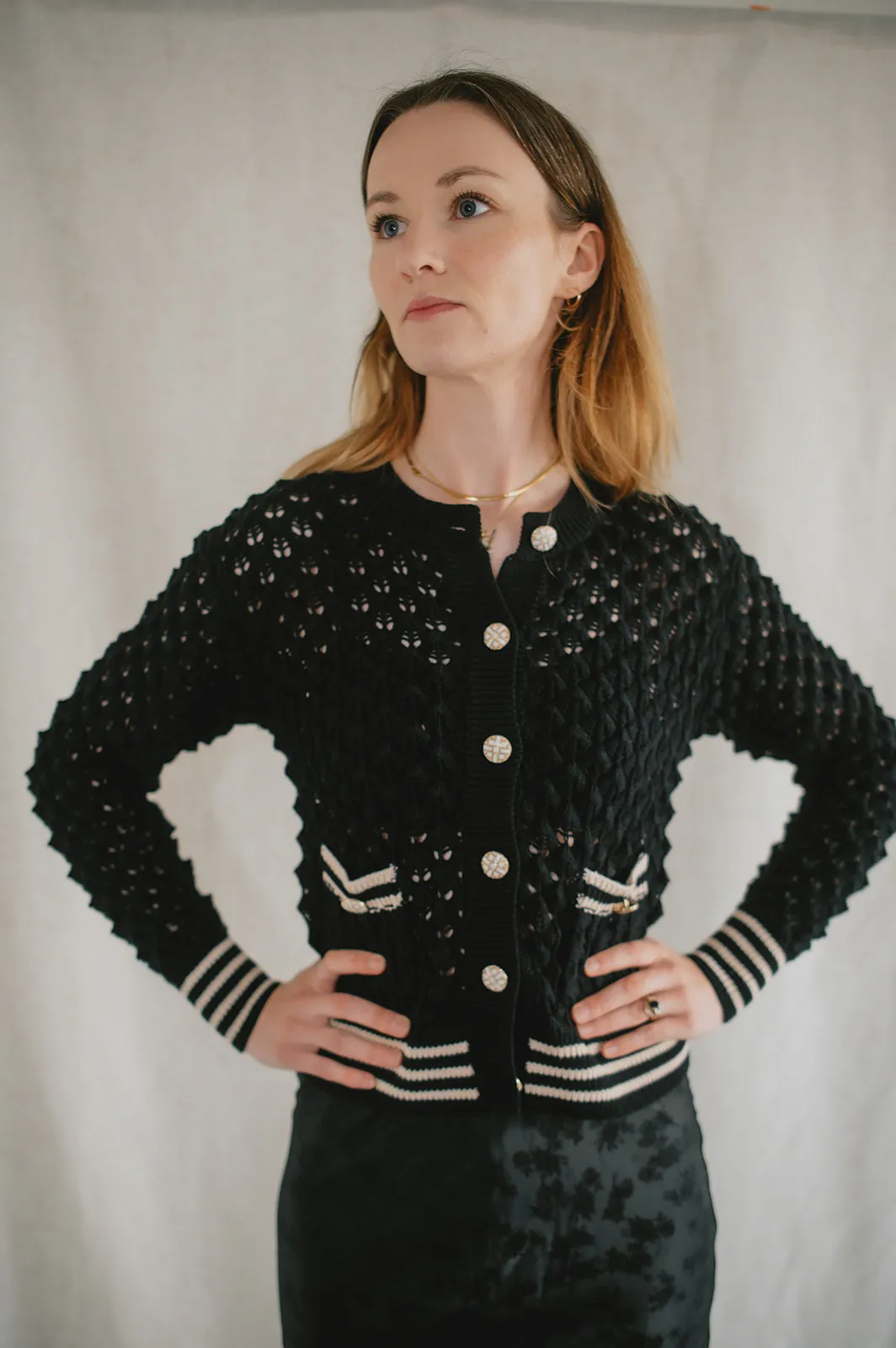 The Keenan Cardi by Heartloom - Black
