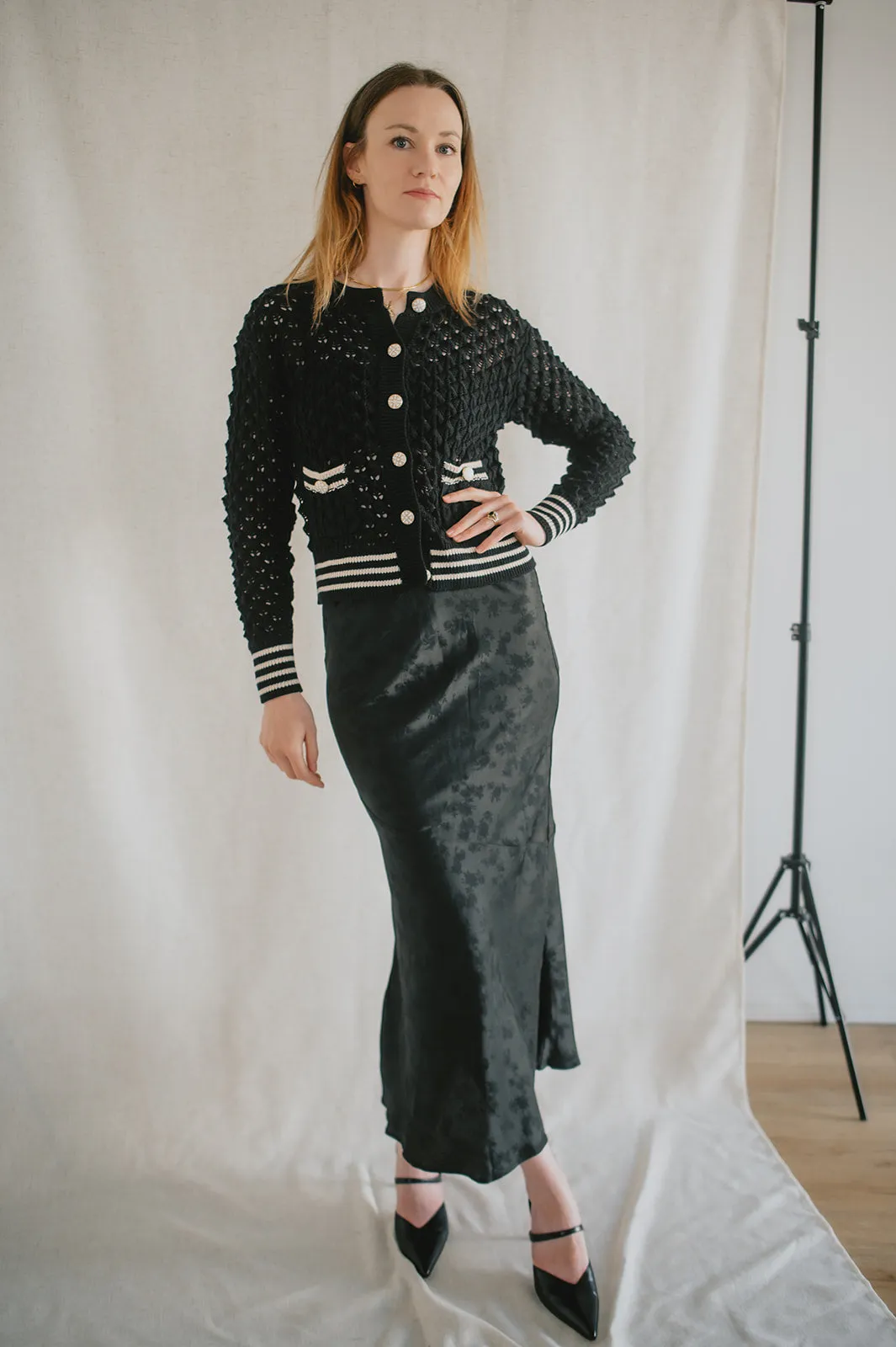 The Keenan Cardi by Heartloom - Black