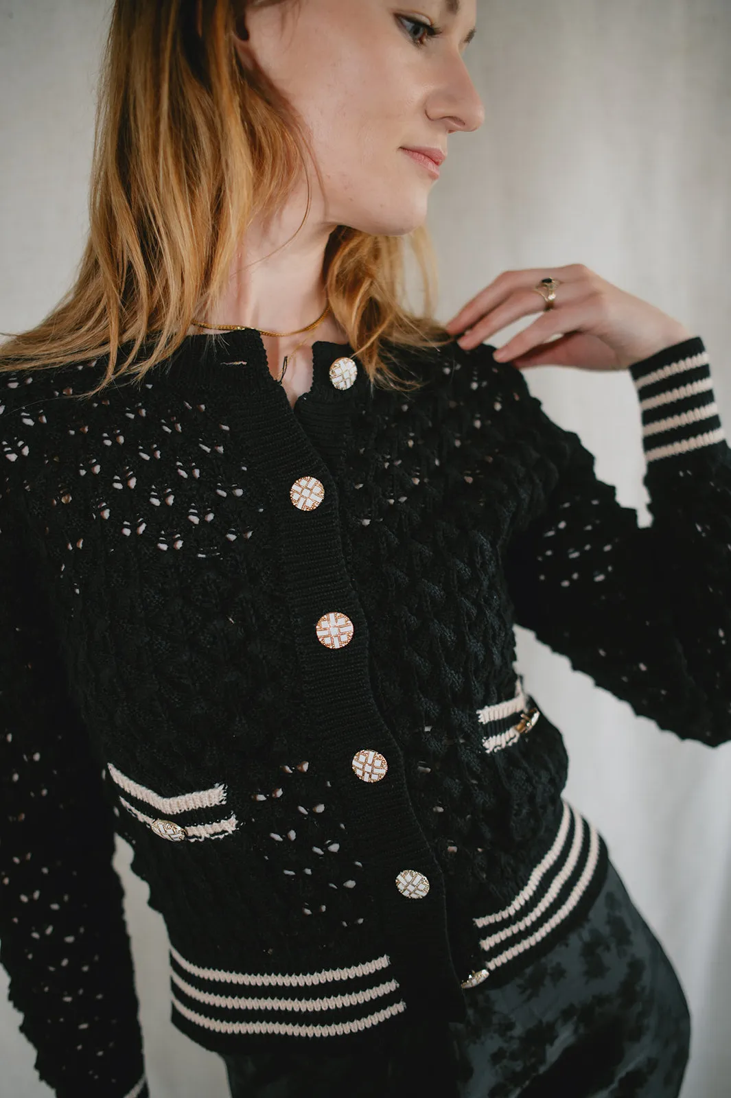 The Keenan Cardi by Heartloom - Black