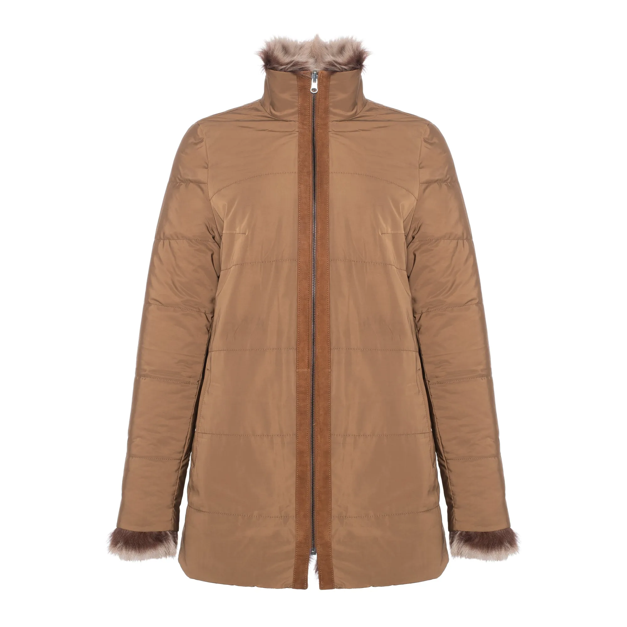 Vegas Toscana Shearling reversible Jacket